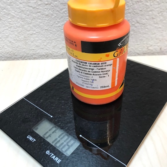 Winsor Newton Galeria Flow Formula Acrylic Paint Cadmium Orange. - Picture 5 of 5